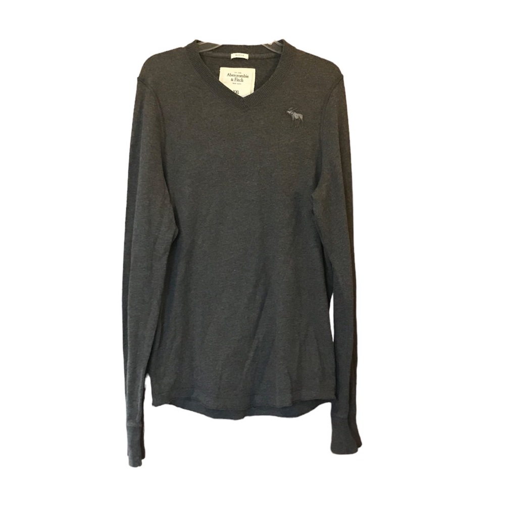 Abercrombie & Fitch Grey Muscle Sweater